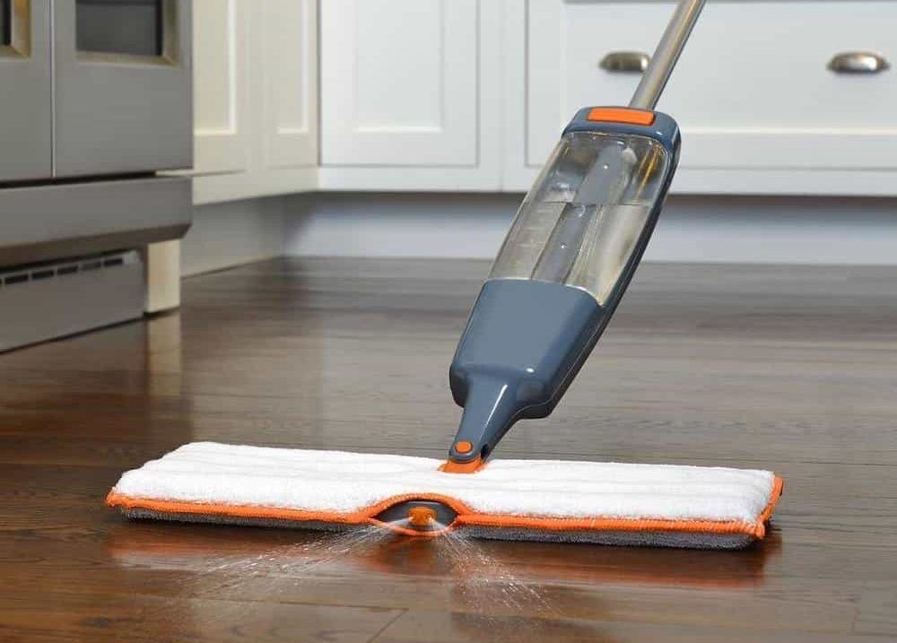 Spray Mop Floor Mop Cleaner With Spray Plus 1x Reusable Microfibre Pads Kitchen 
