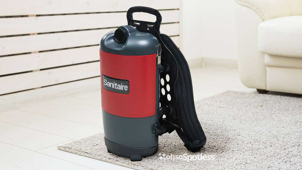 Photo of the Sanitaire Quiet Clean EURSC412B Backpack Vacuum