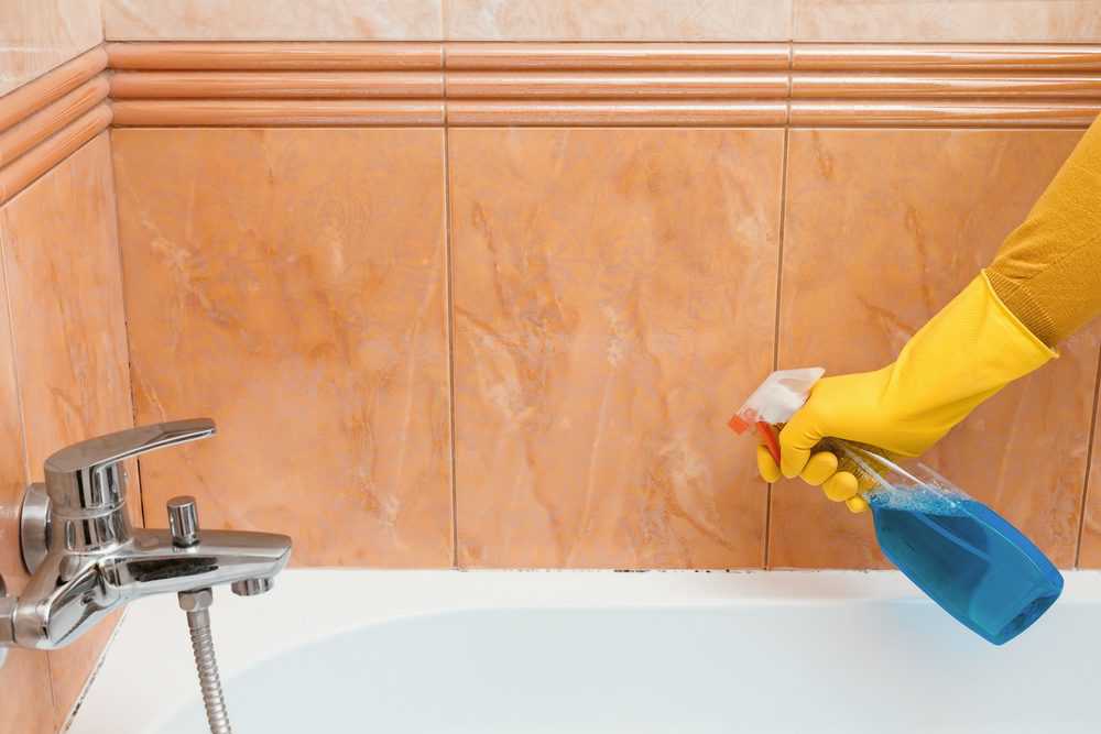 Clean Mold In Bathrooms Shower Tubs Walls Floors Oh So Spotless - How To Remove Mold From Bathroom Ceiling With Borax