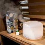 An electric aroma oil diffuser