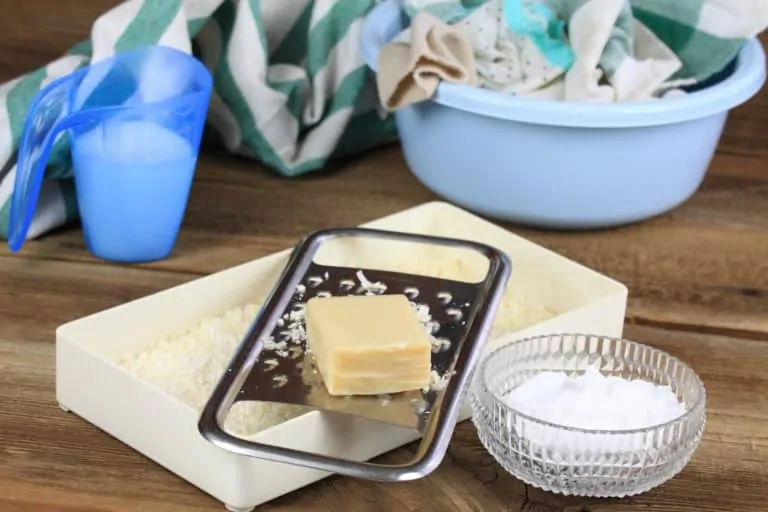 Making homemade laundry detergent