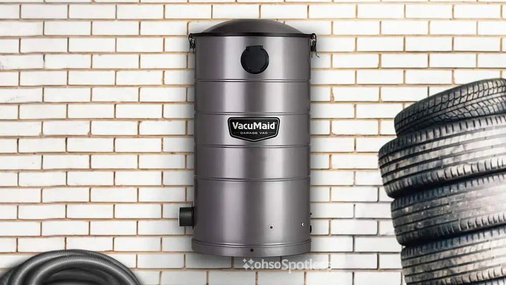 Photo of the VacuMaid GV50PRO Wall Mounted Garage Vacuum