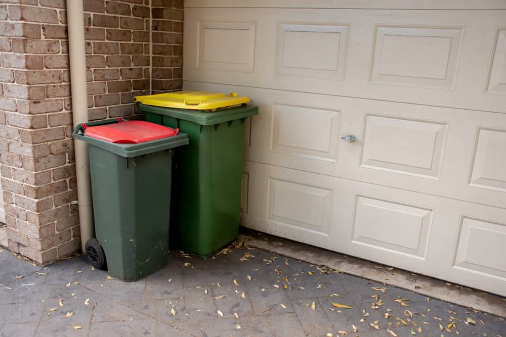 Outdoor Trash Hideaway Garbage Bin Waste Container Can Garden Patio Furniture 
