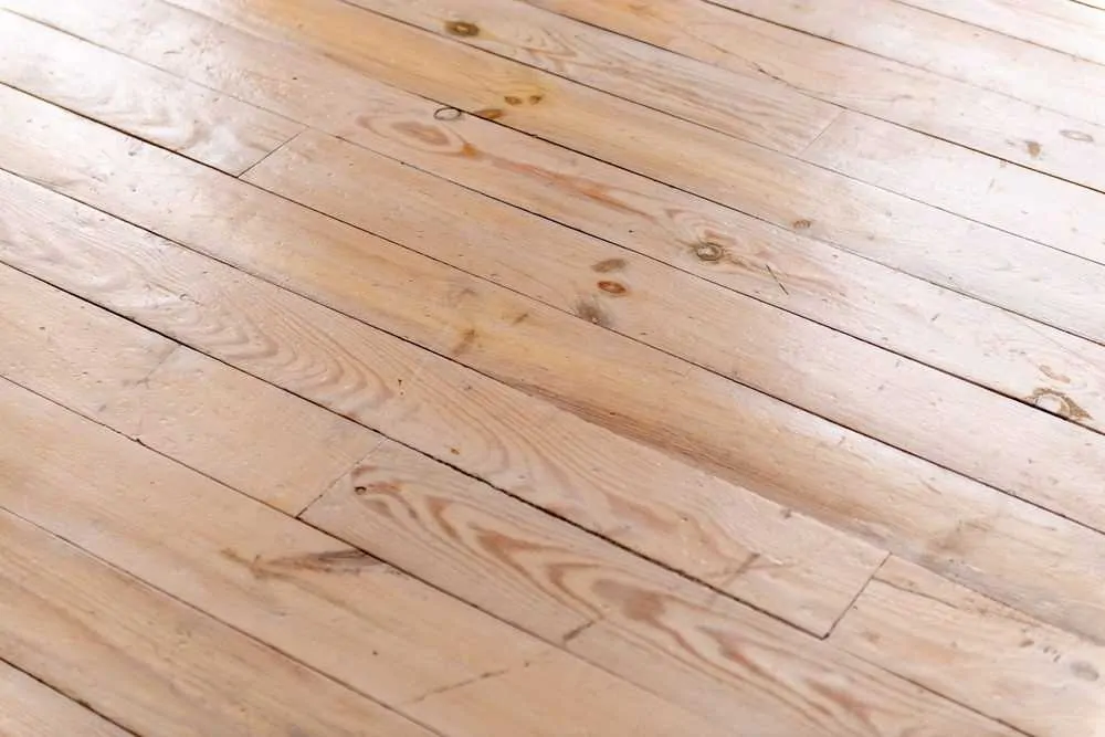 Clean and shiny vinyl flooring