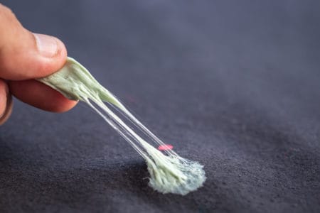 Removing gum from fabric