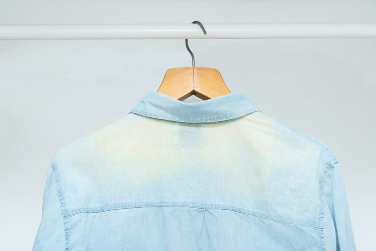 Worn out, bleached out old classic business shirt