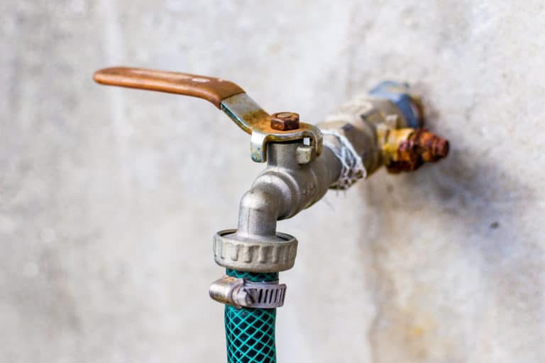 Rusty faucet