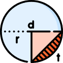 Hose Diameter Icon
