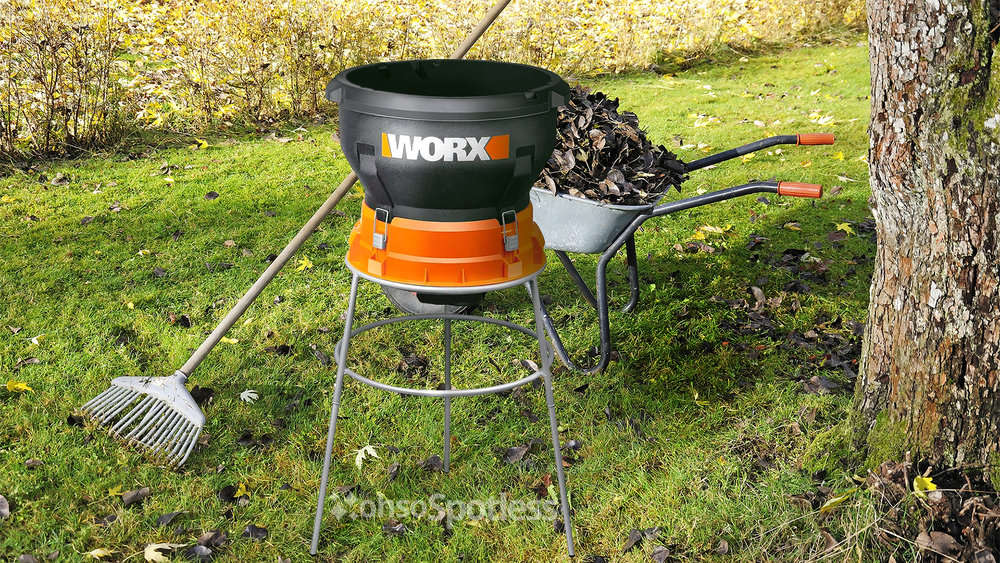 Photo of the Worx Foldable Bladeless Electric Leaf Mulcher