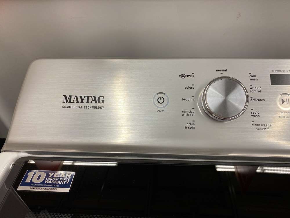 Maytag Bravos top load washing machine