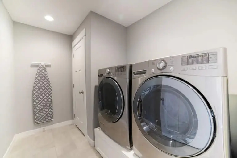 Laundry room with washer and dryer