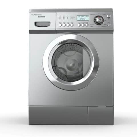 Closed front load washing machine