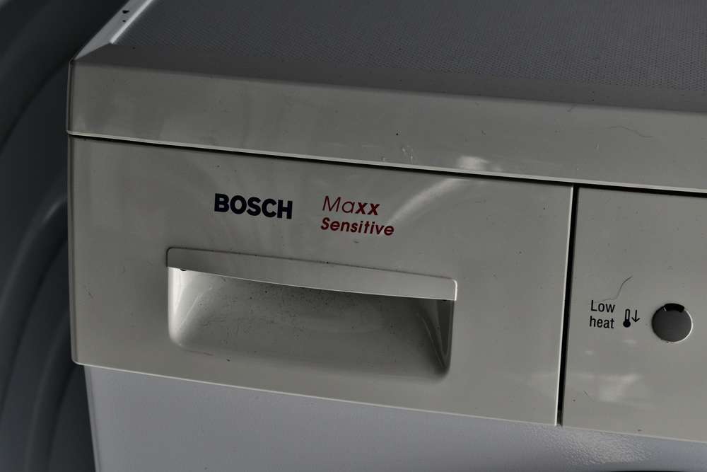 Close-up image of bosch washer