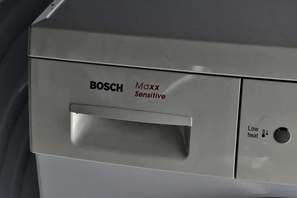 Close-up image of bosch washer