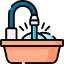 Should You Wash Dishes Under Running Water? Icon