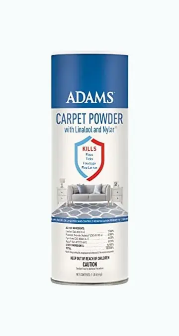 Product Image of the Adams Flea & Tick Carpet Powder