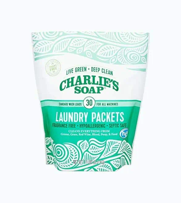 Product Image of the Charlie’s Soap – Fragrance Free Powdered Packets