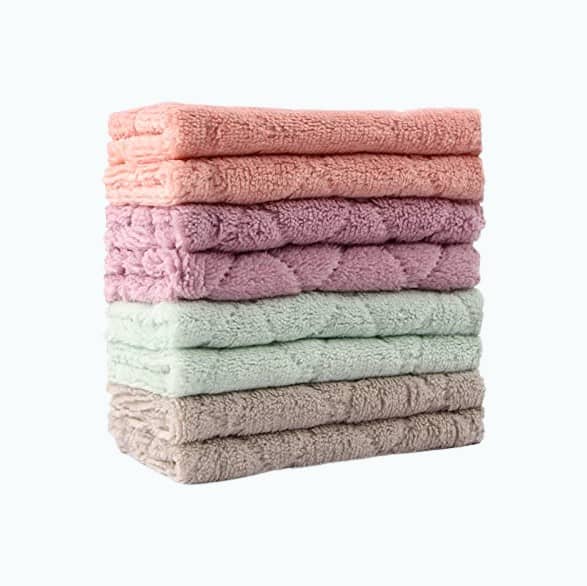 Premium PSD  Cotton dish towels efficiently absorb water dry fast and are lint  free