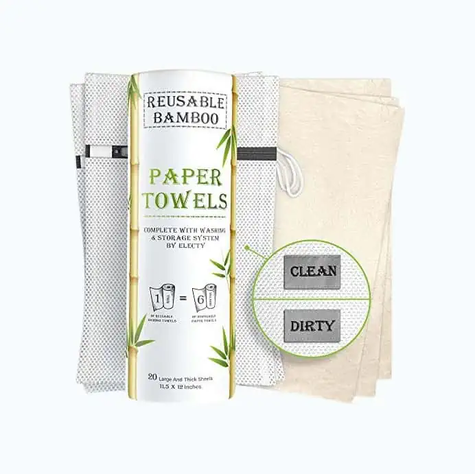 Product Image of the Electy Reusable Bamboo Towels