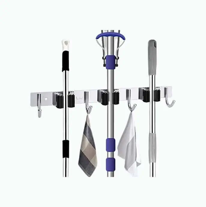 Product Image of the Favbal Stainless Steel Broom Holder