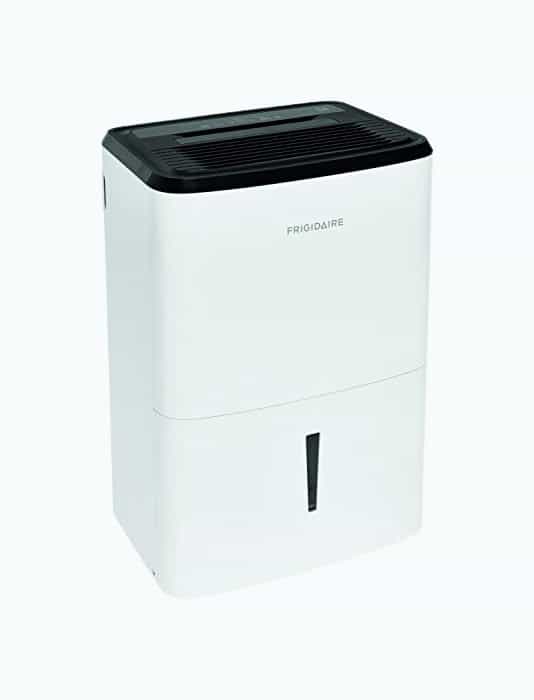 Product Image of the Frigidaire FFAD3533W1 Dehumidifier, Moderate Humidity 35 Pint Capacity with a Easy-to-Clean Washable Filter and Custom Humidity Control for maximized comfort, in White