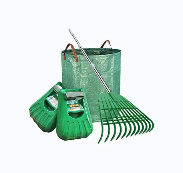 Product Image of the Gardzen Gardening Leaf Rake Set