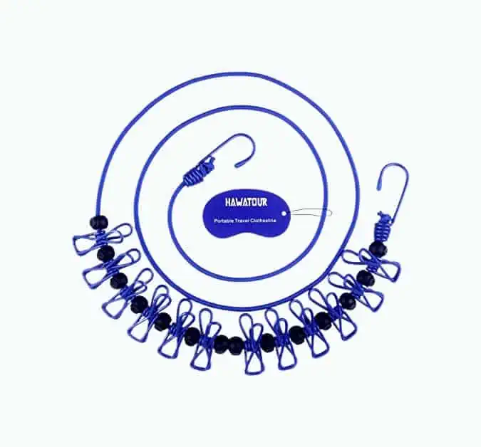 Product Image of the Hawatour Portable Elastic Clothesline