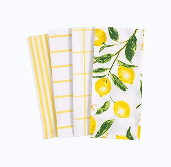 Product Image of the KAF H Lemons All Over Dish Towel