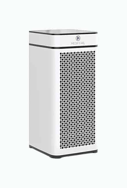 Product Image of the Medify Air MA-40 Air Purifier with H13 True HEPA Filter | 840 sq ft Coverage | for Allergens, Wildfire Smoke, Dust, Odors, Pollen, Pet Dander | Quiet 99.7% Removal to 0.1 Microns | White, 1-Pack