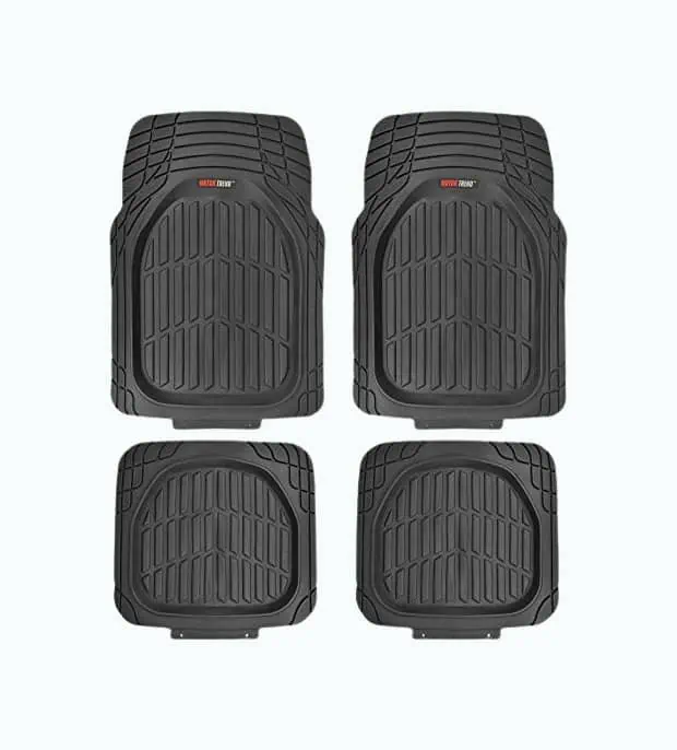 Product Image of the Motor Trend Rubber Floor Mats