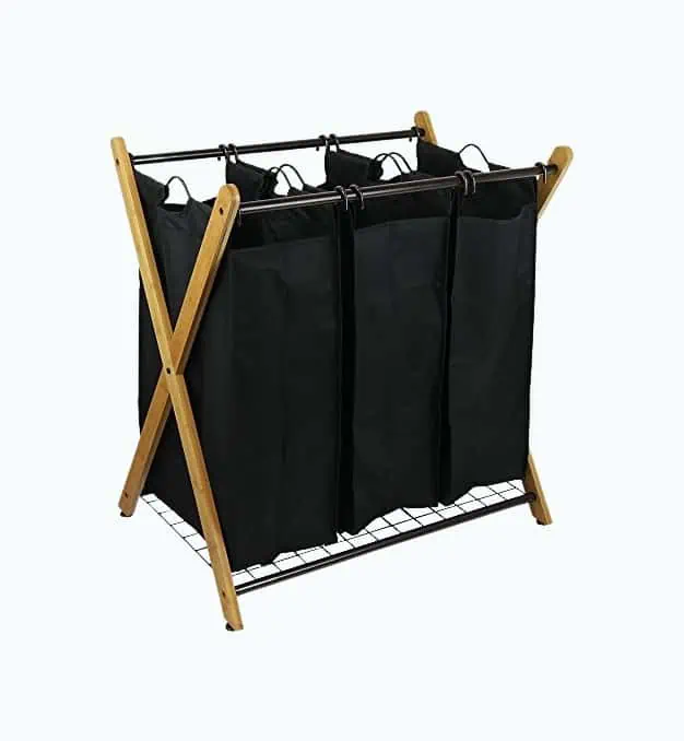 Product Image of the Oceanstar Bamboo Laundry Sorter