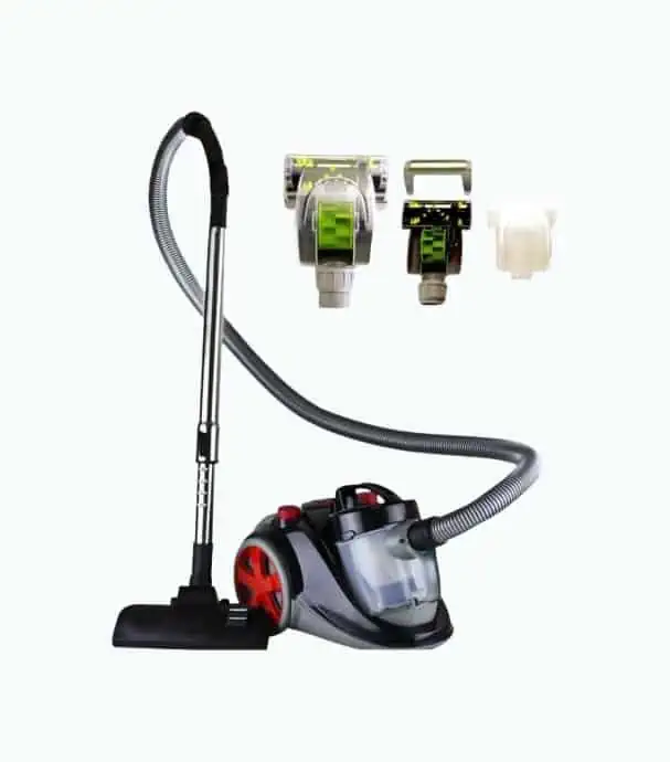 Product Image of the Ovente Bagless Canister Vacuum