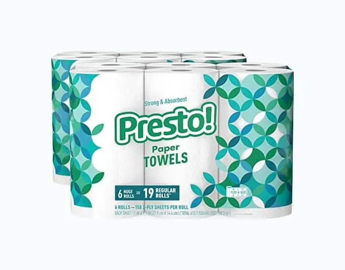Product Image of the Presto! Flex-a-Size Paper Towels