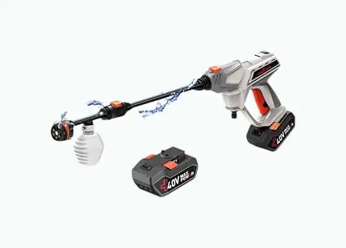 Product Image of the Rockpals Cordless Pressure Washer