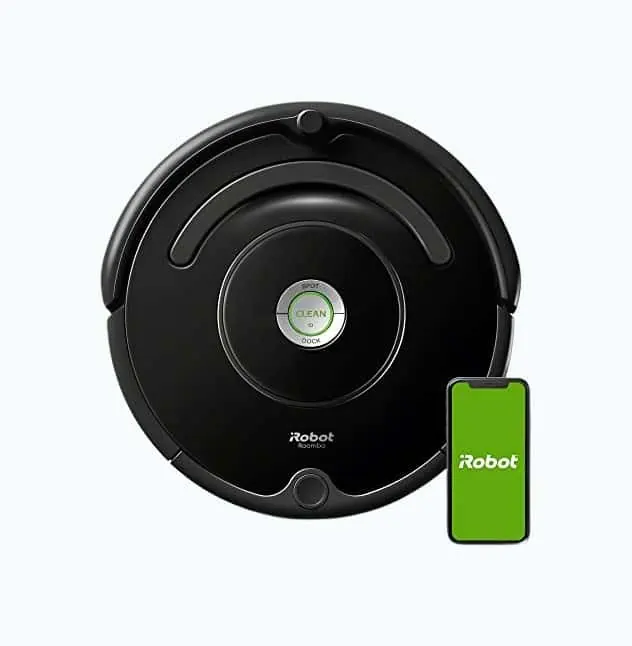Product Image of the Roomba 675 Robot Vacuum Good for Pet Hair