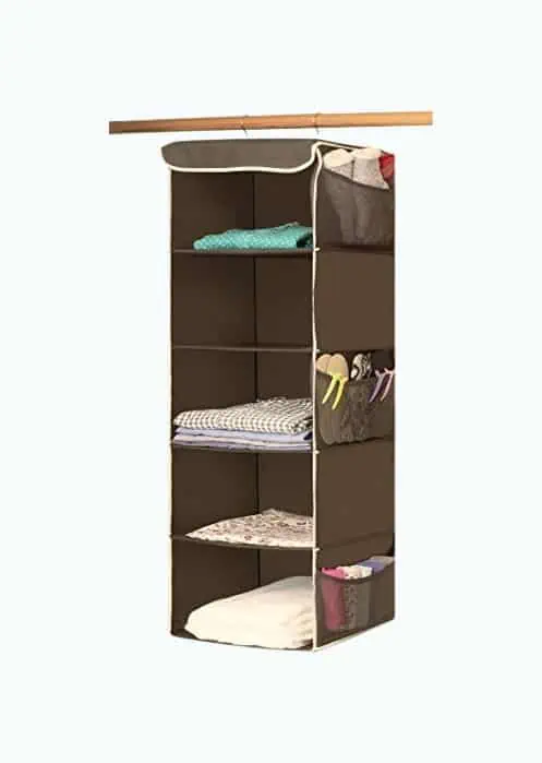 Product Image of the Simple Houseware 5 Shelves Hanging Organizer