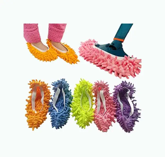 Product Image of the Susift Washable Mop Slippers