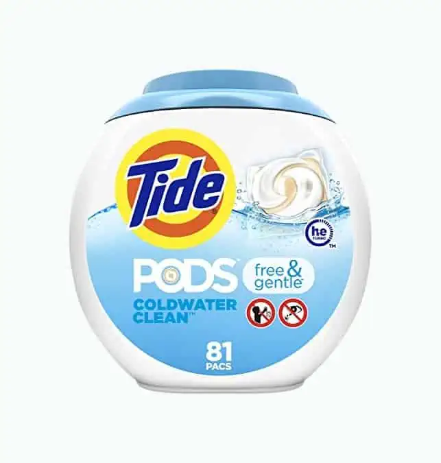 Product Image of the Tide Free & Gentle Laundry Pods