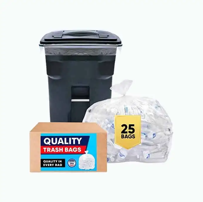 Product Image of the Veska Gallon Clear Garbage Bags