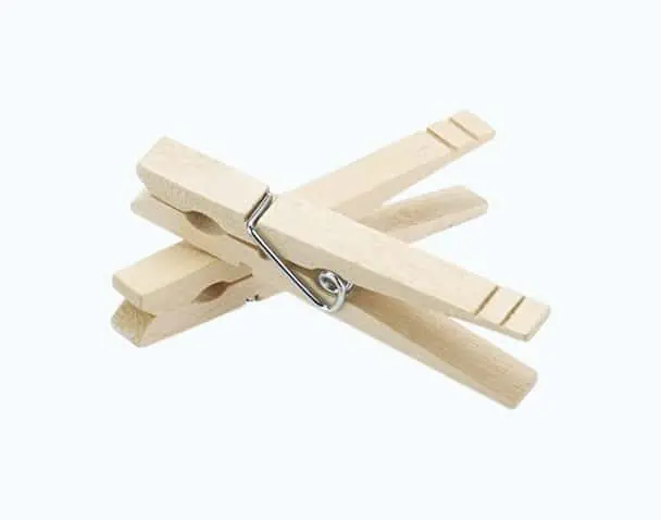 Product Image of the Whitmor Wood Natural Clothespins