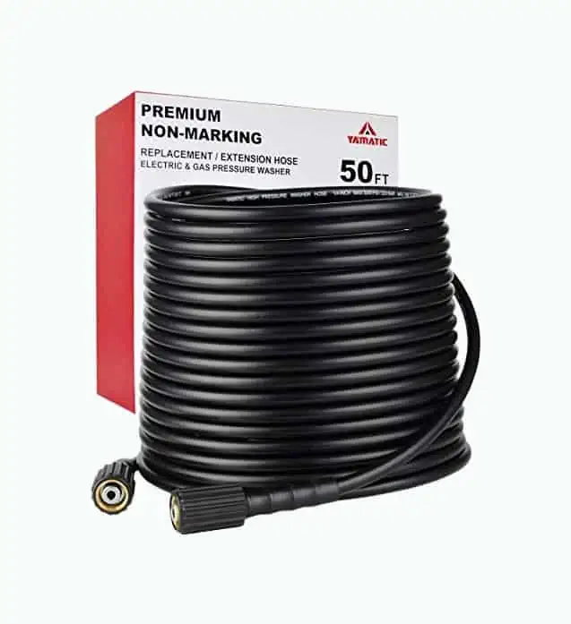 Product Image of the Yamatic 50 FT High Pressure Washer Hose