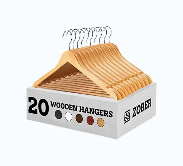 Product Image of the Zober Wooden Suit Hangers