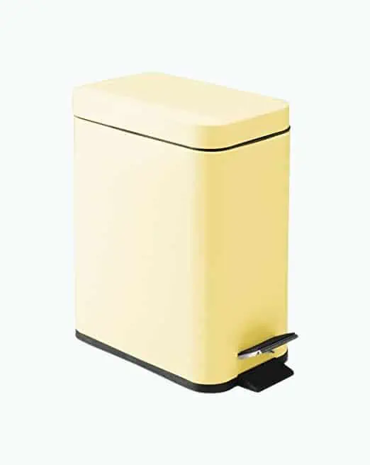 Product Image of the mDesign Small Steel Step Trash Can